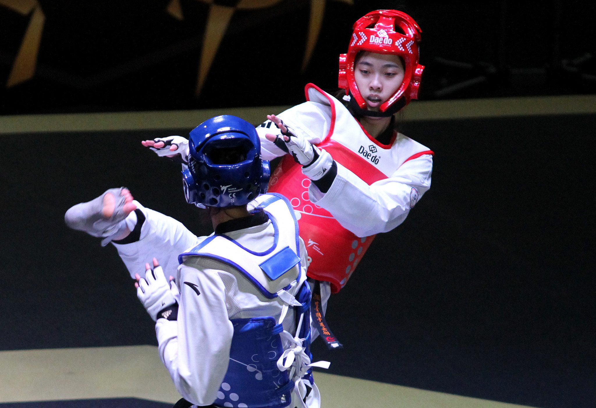 Luo had won three World Taekwondo Grand Prix titles earlier in the year and she continued her winning run in Mexico by defeating Chinese Taipei's Chia-ling Lo in the final ©Getty Images