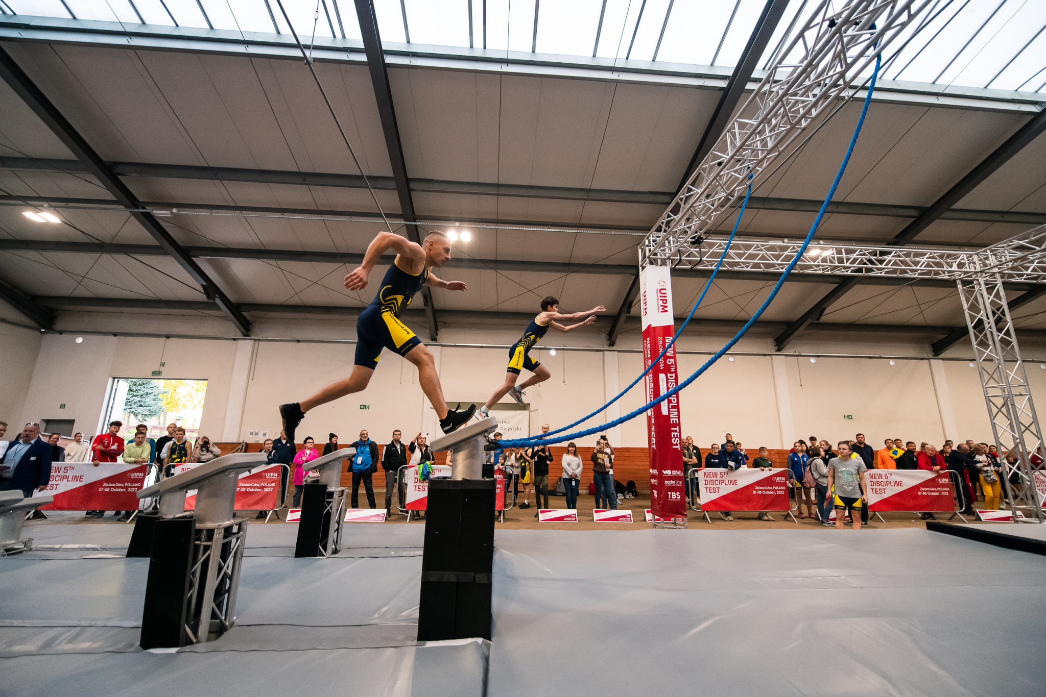 Many test events were conducted before obstacle was adopted by UIPM ©UIPM