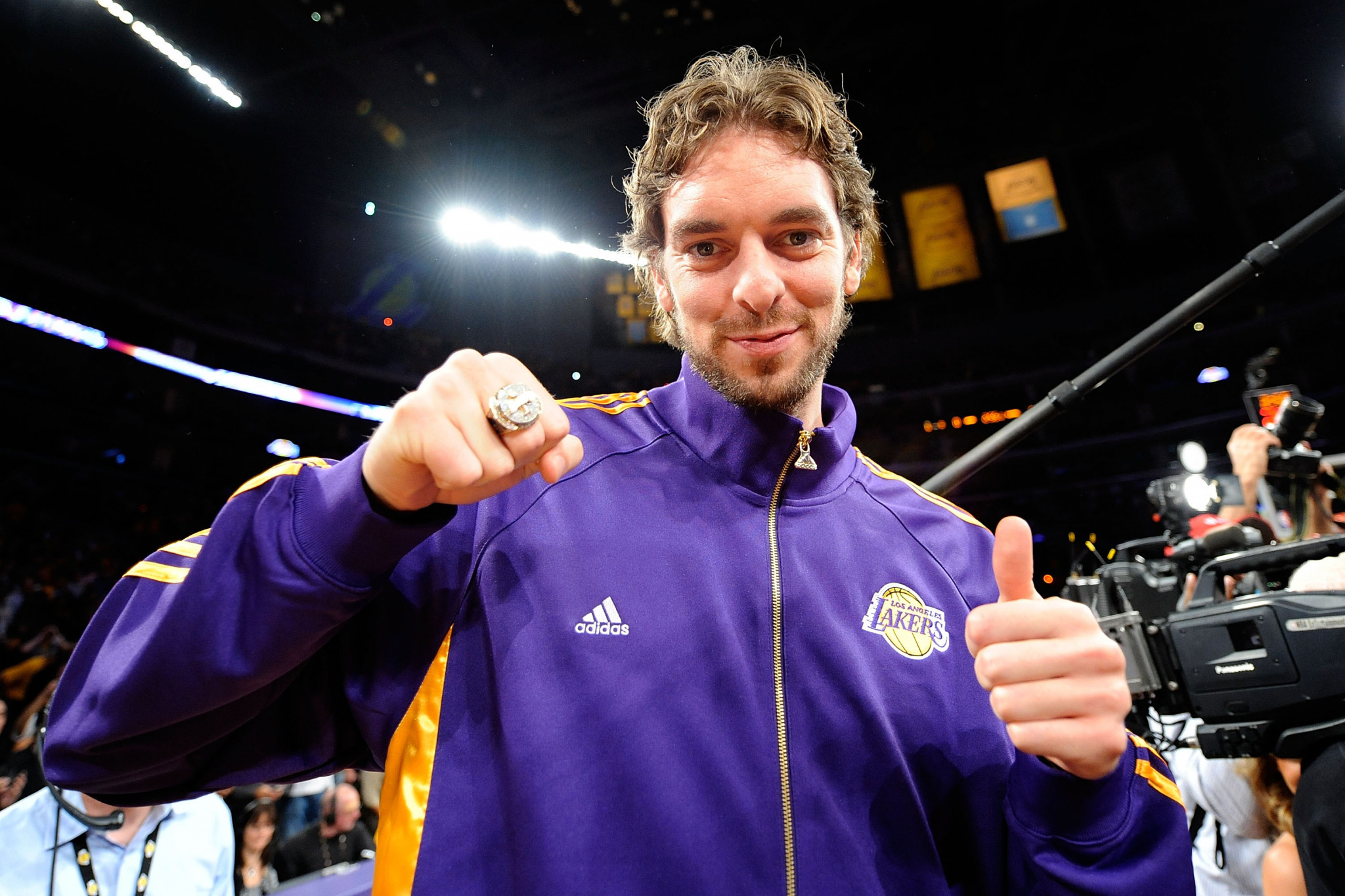 Pau Gasol Sáez, the Spanish dual Olympic silver medal-winning basketball player, remains at the top of the pile ©Getty Images