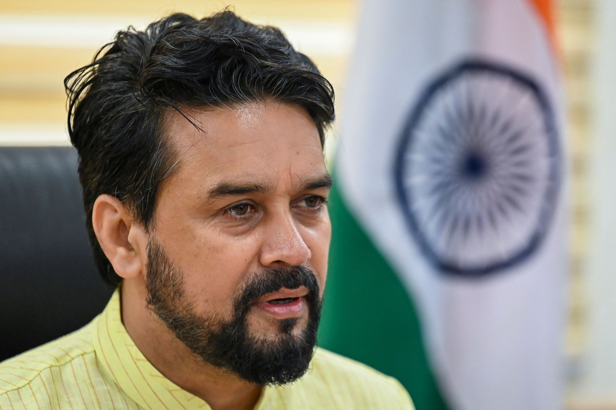 Indian Minister of Youth Affairs and Sports Anurag Thakur requested the removal of Singh as WFI President while an investigation takes place ©Getty Images