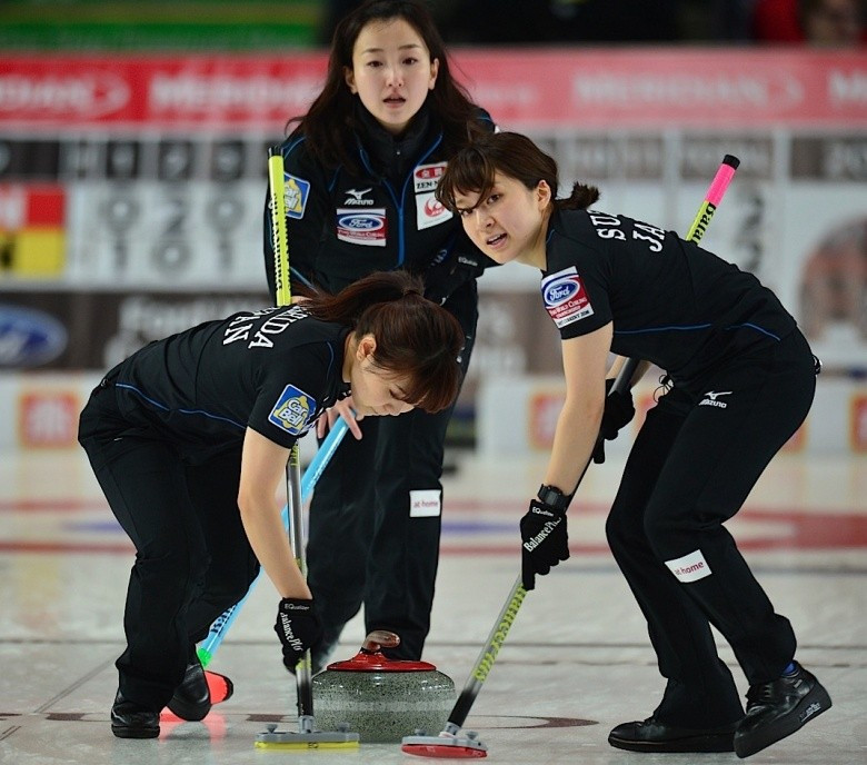 Japan and Russia enjoy double victories as World Women's Curling Championship opens