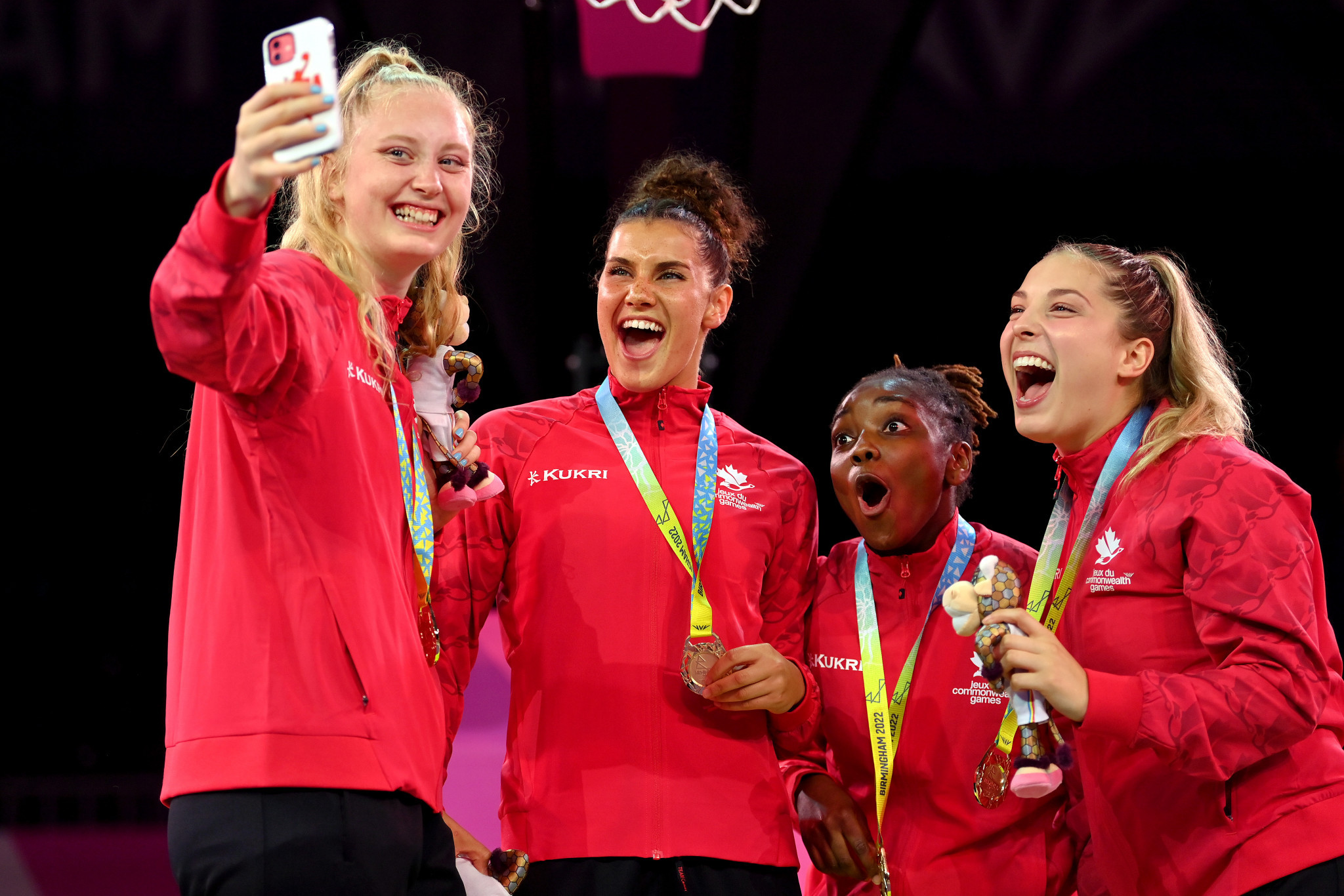 Canada won the women's 3x3 basketball tournament at Birmingham 2022 ©Getty Images