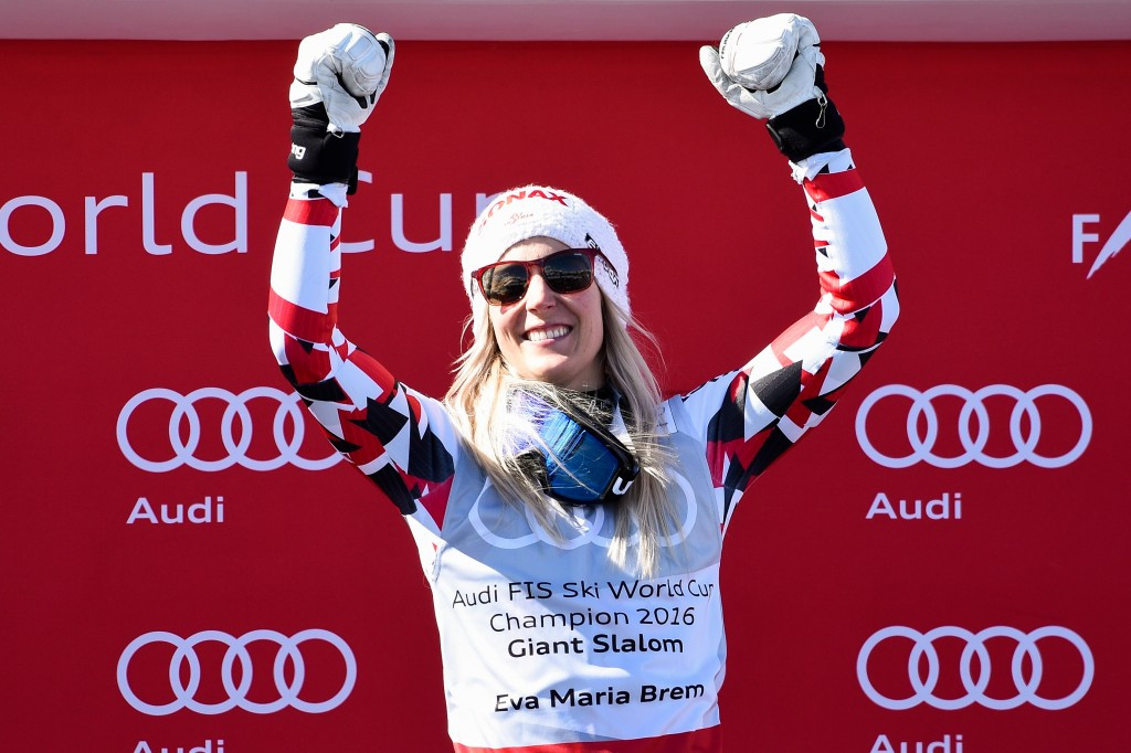 Brem wins giant slalom title as FIS World Cup season concludes