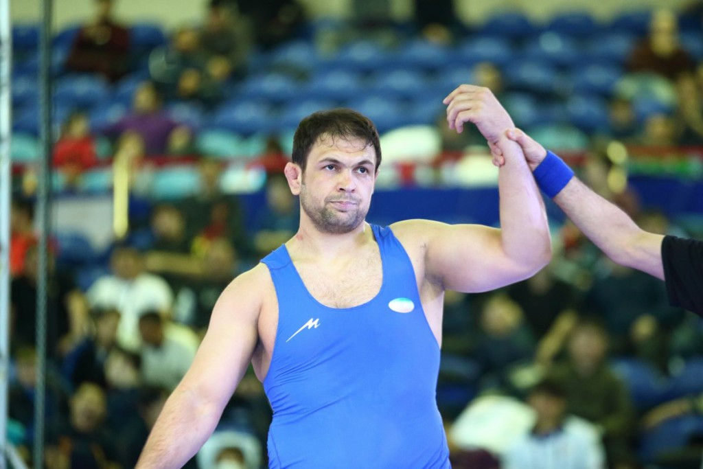 Olympic bronze medallist Komeil Ghasemi secured his Rio 2016 berth on a successful day for Iran ©UWW