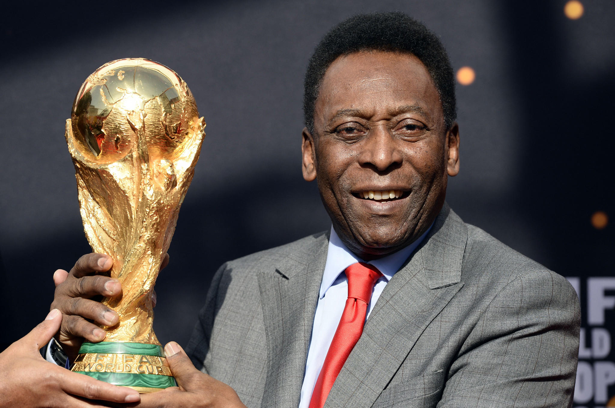 Pelé won the FIFA World Cup a record three times with Brazil ©Getty Images