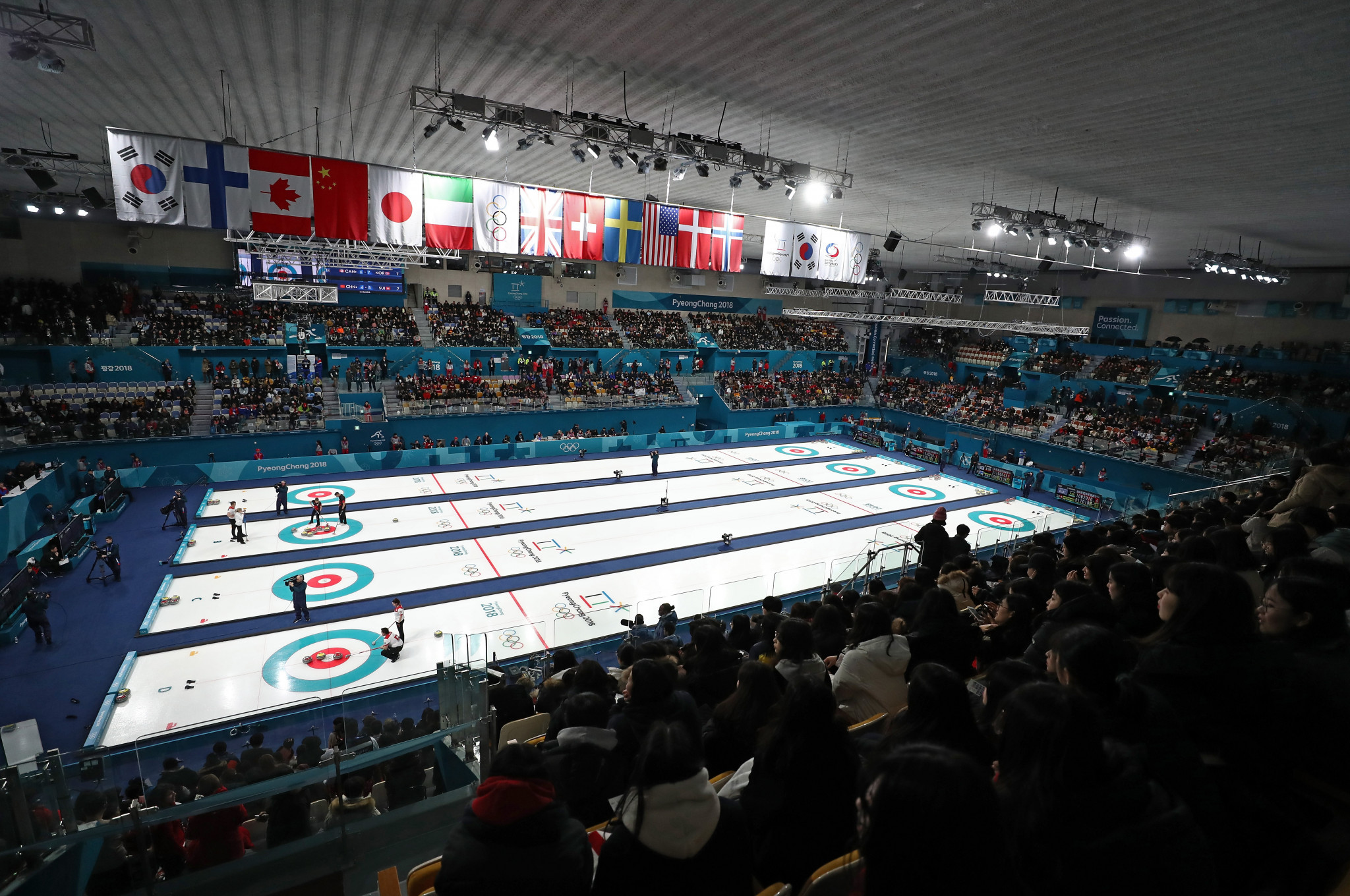 Curling events at Gangwon 2024 are due to be held at Pyeongchang 2018 venue the Gangneung Curling Centre ©Getty Images