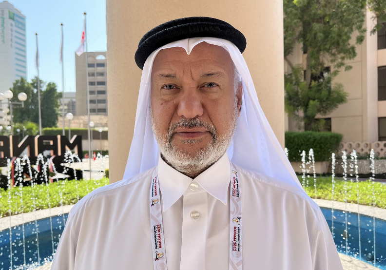 Yousef Al Mana from Qatar is running for a third term as AWF President ©ITG