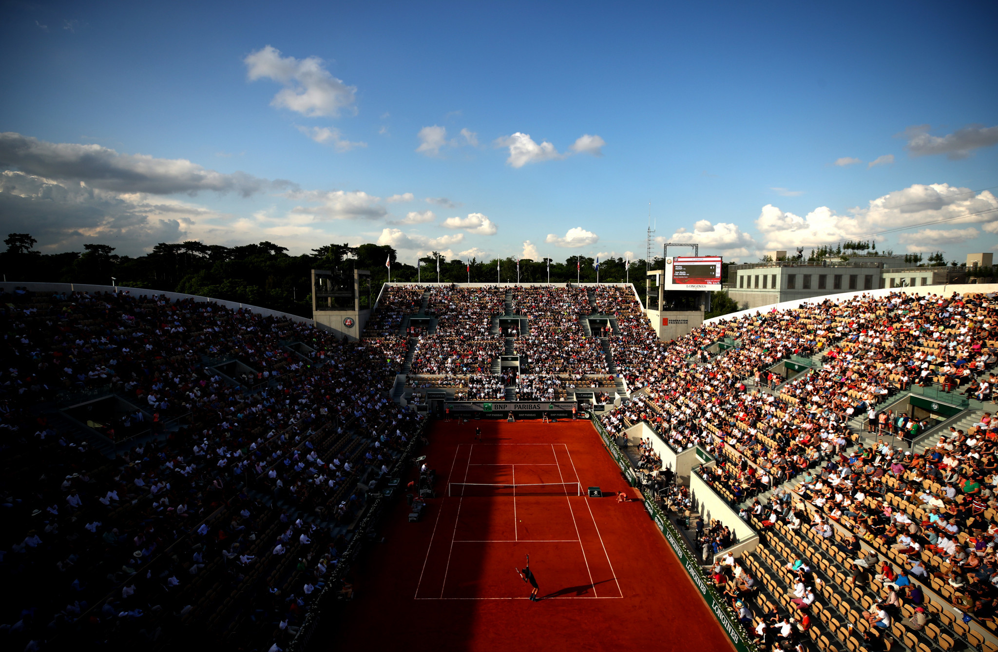 Court Suzanne Lenglen in Paris to receive cover for new roof in time for 2024 Olympics 