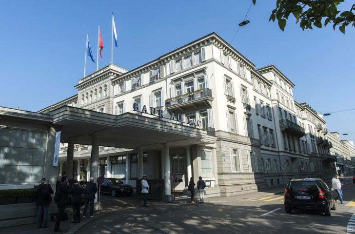 A number of top FIFA officials were arrested at the Baur au Lac hotel in Zurich this morning