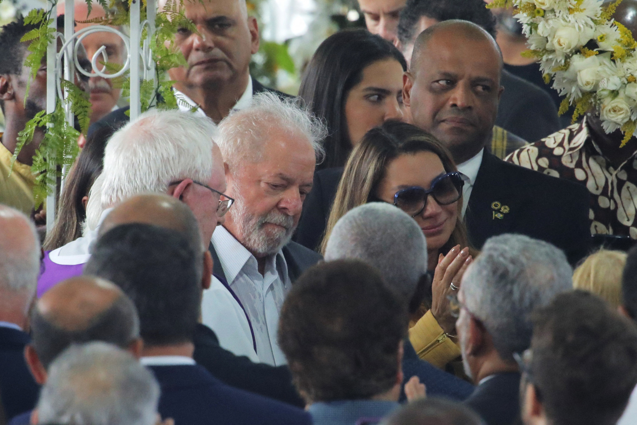 Brazilian President Lula attended the service ©Getty Images