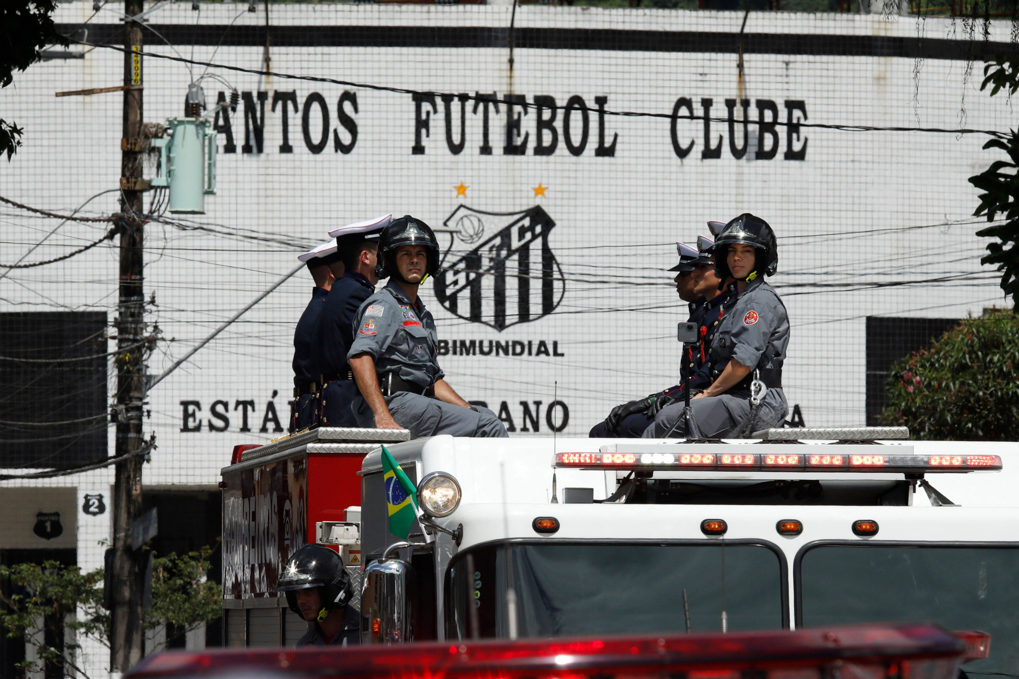 The ceremony was held at the home of Santos FC ©Getty Images