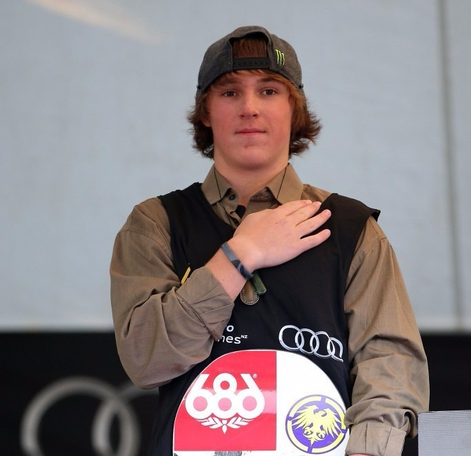 Chris Corning won the men's slopestyle World Cup aged 16 ©Getty Images