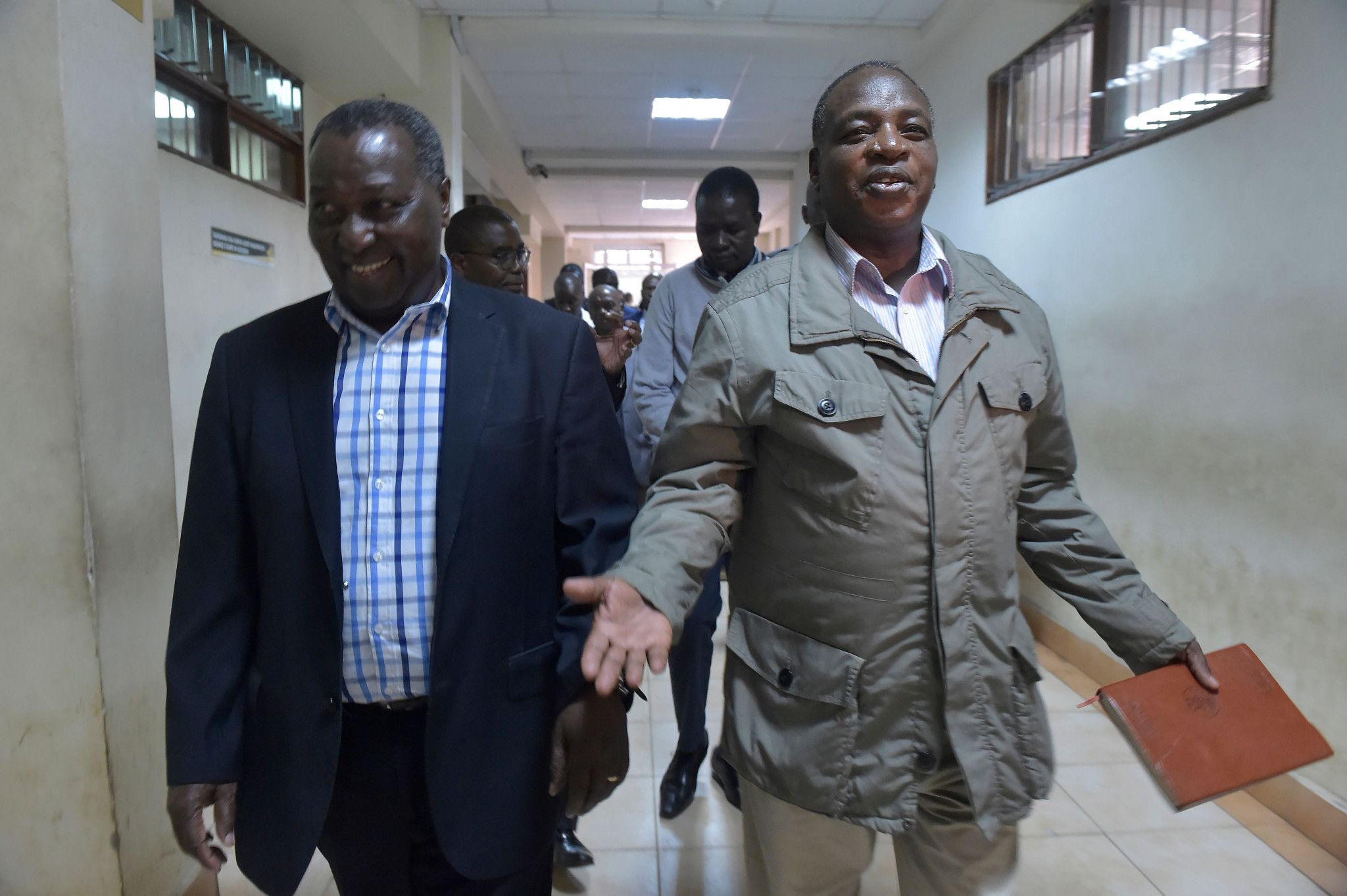 Stephen Soi, right, has been acquitted of his corruption charges ©Getty Images