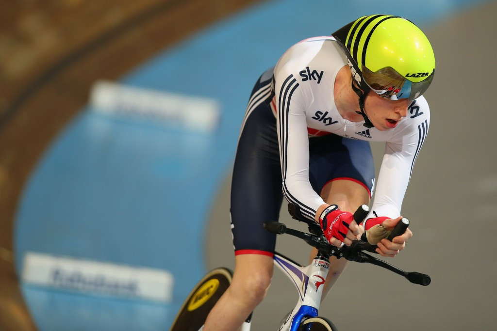  Louis Rolfe was a member of Britain's mixed team sprint champions