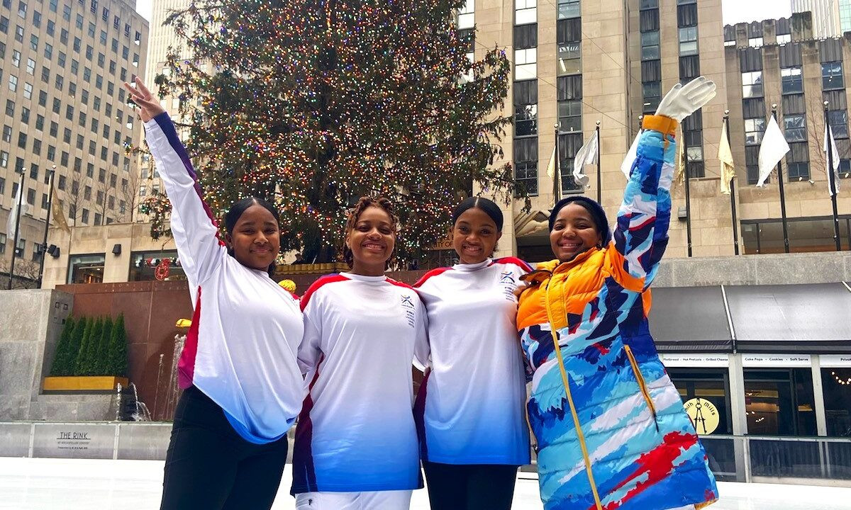 Lake Placid 2023's medal presenters jackets were revealed in New York City ©Lake Placid 2023