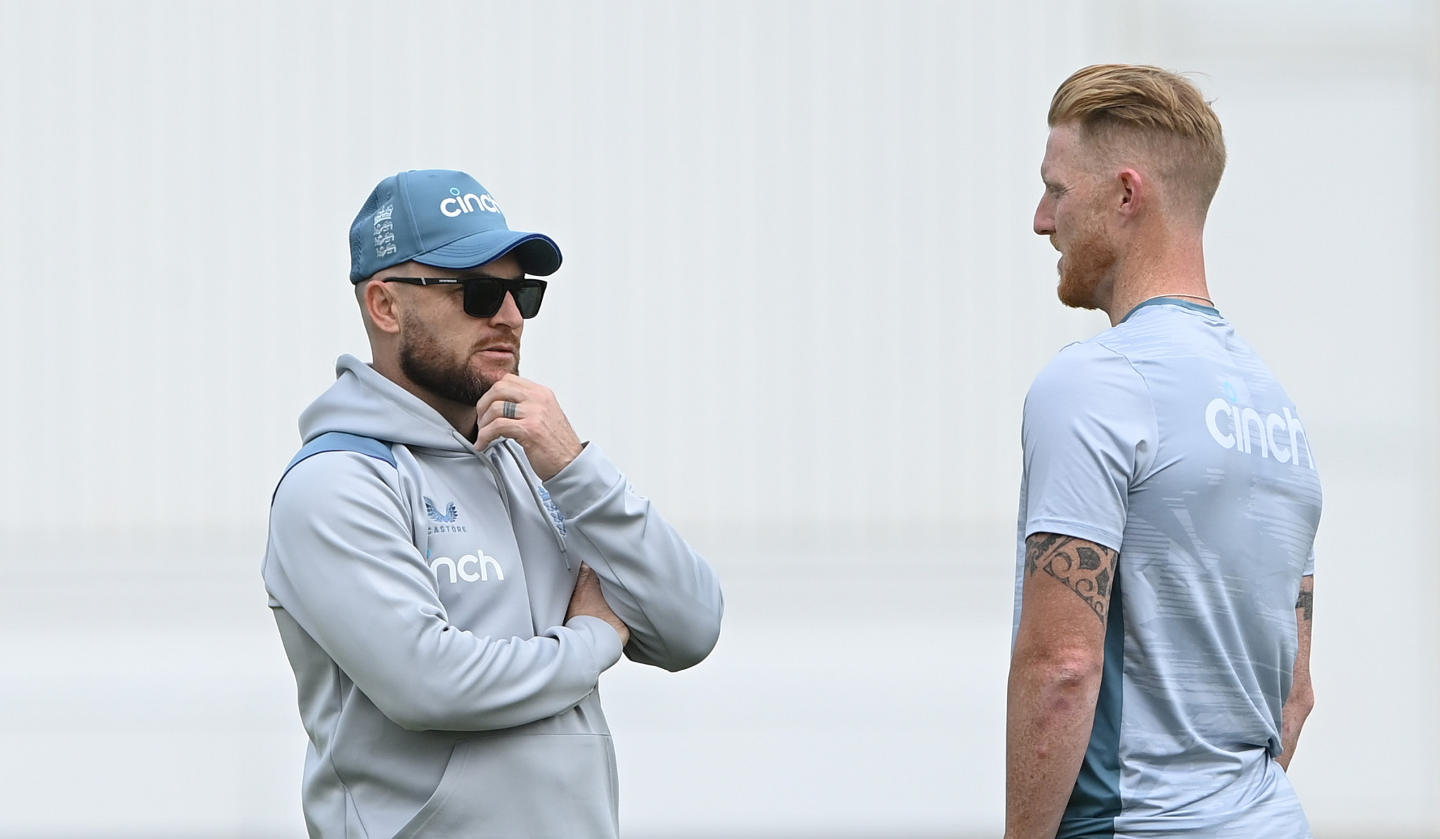 England coach Brendon McCullum, left, and captain Ben Stokes, right, are revolutionising Test cricket ©Getty Images