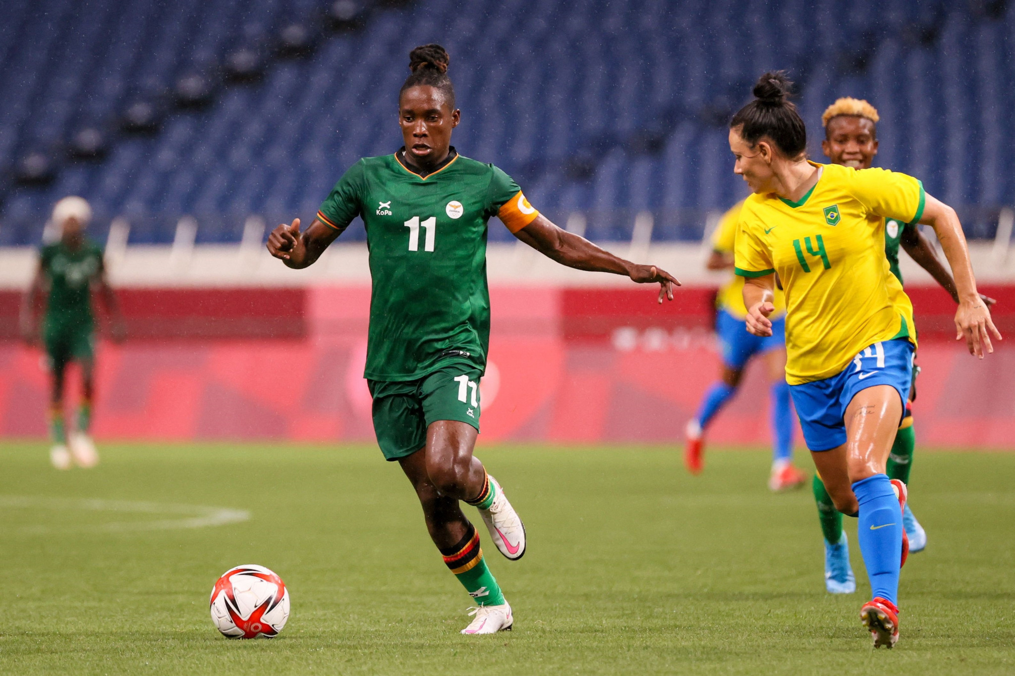 Barbra Banda is expected to play at the FIFA Women's World Cup after being ruled out of the 2022 Women’s Africa Cup of Nations following a failed gender eligibility test ©Getty Images