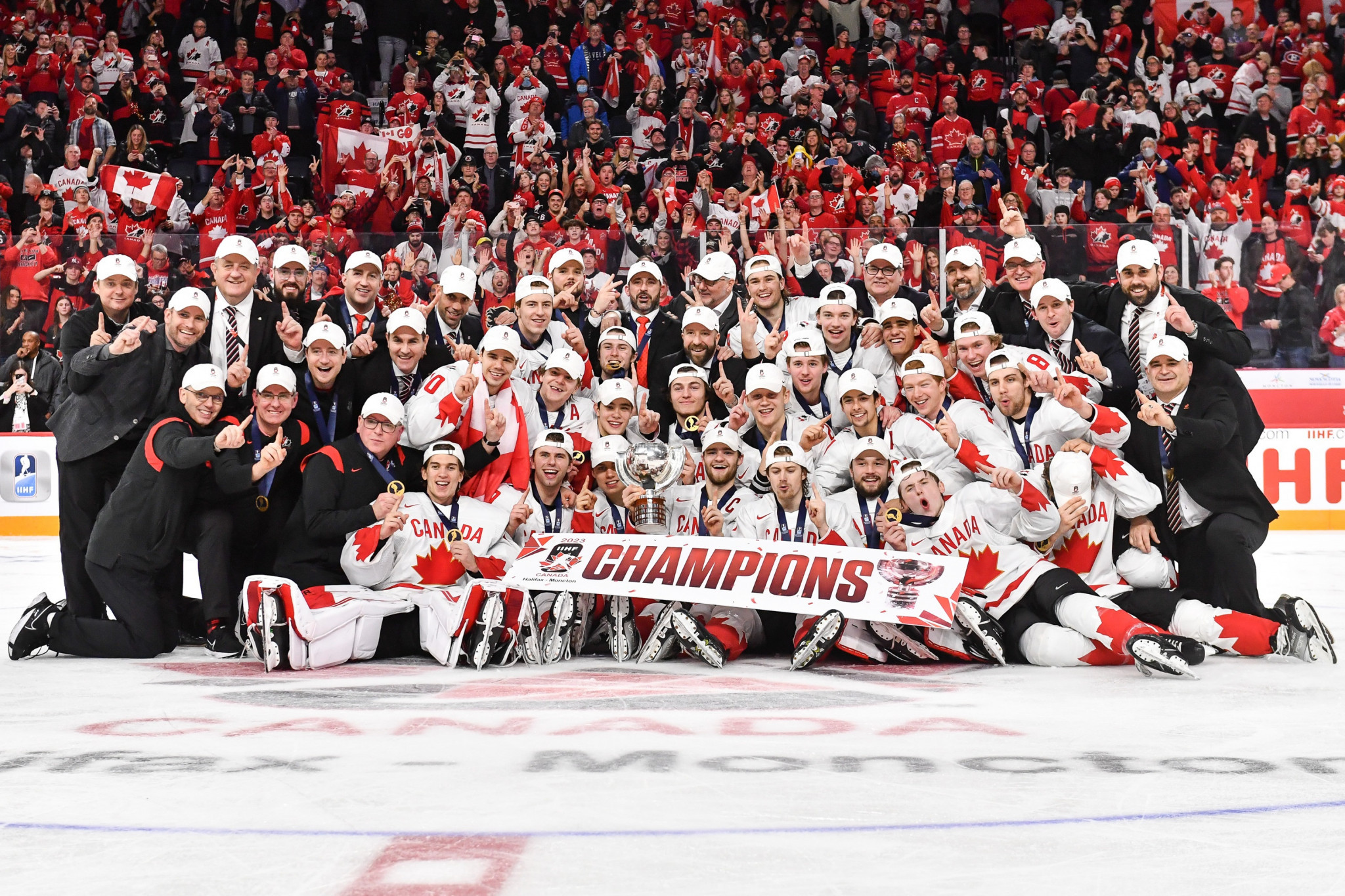 Canada were crowned world junior champions for the 20th time after a thrilling win over the Czech Republic ©Getty Images