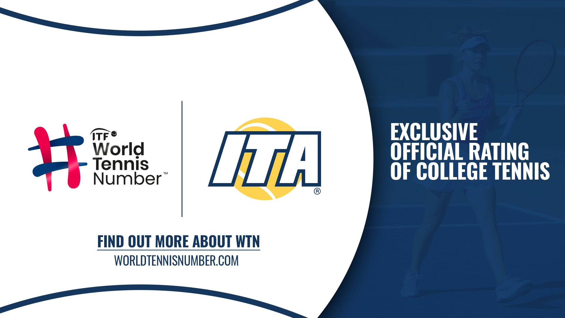  The ITF World Tennis Number is set to provide official rating for the Intercollegiate Tennis Association ©Intercollegiate Tennis Association