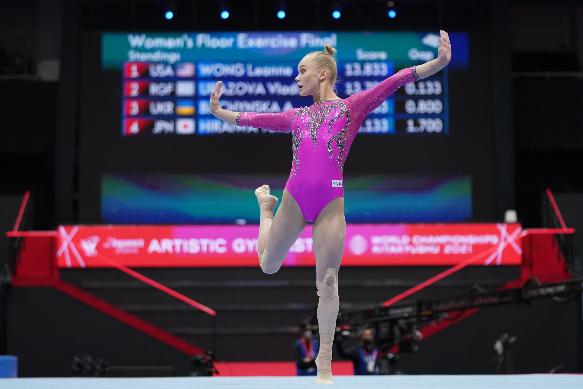 Three-time Olympic medallist Angelina Melnikova is among the Russian gymnasts taking part in the national training camp ©Getty Images