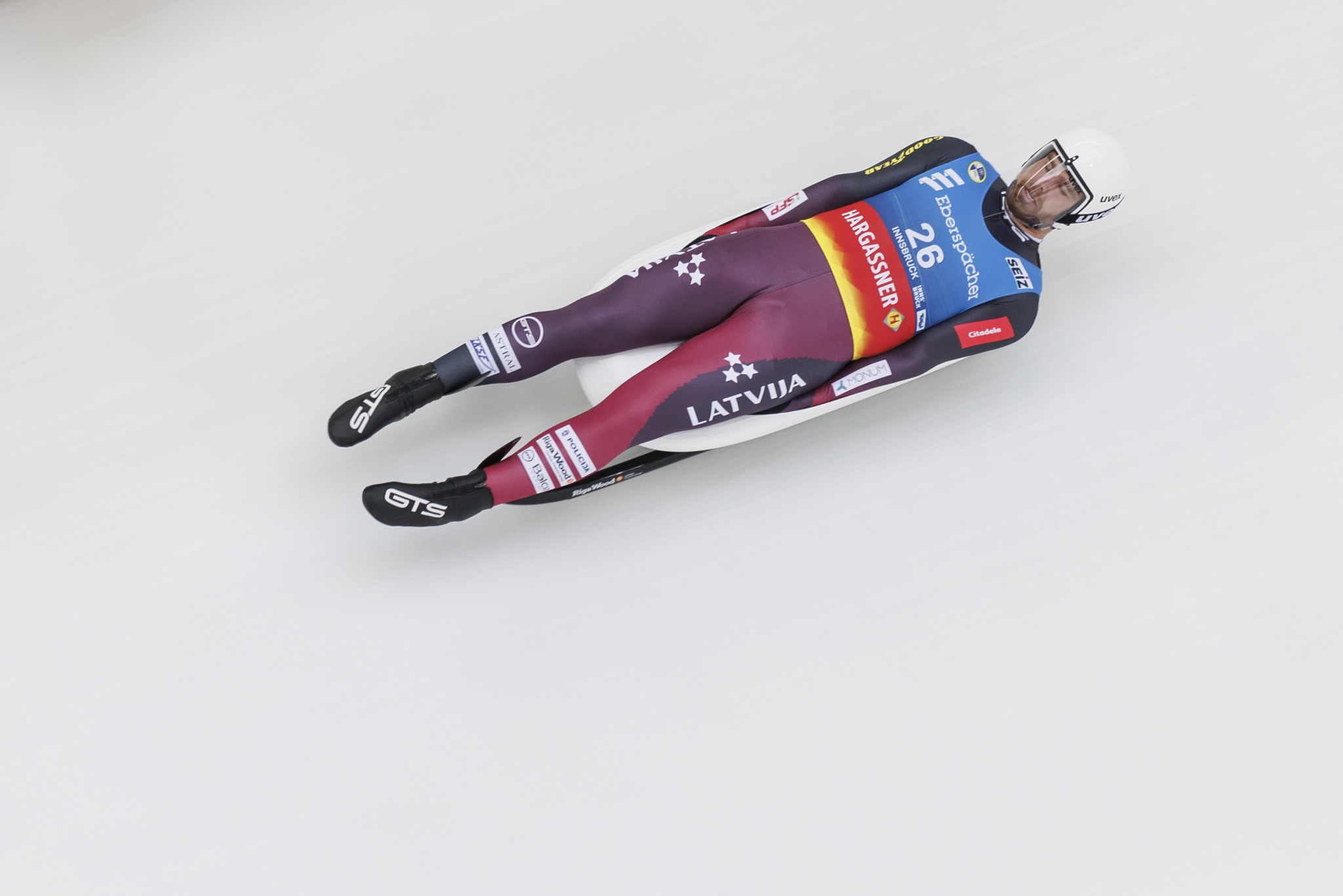 Kristers Aparjods enjoyed individual and team success at the Luge World Cup in Sigulda ©Getty Images