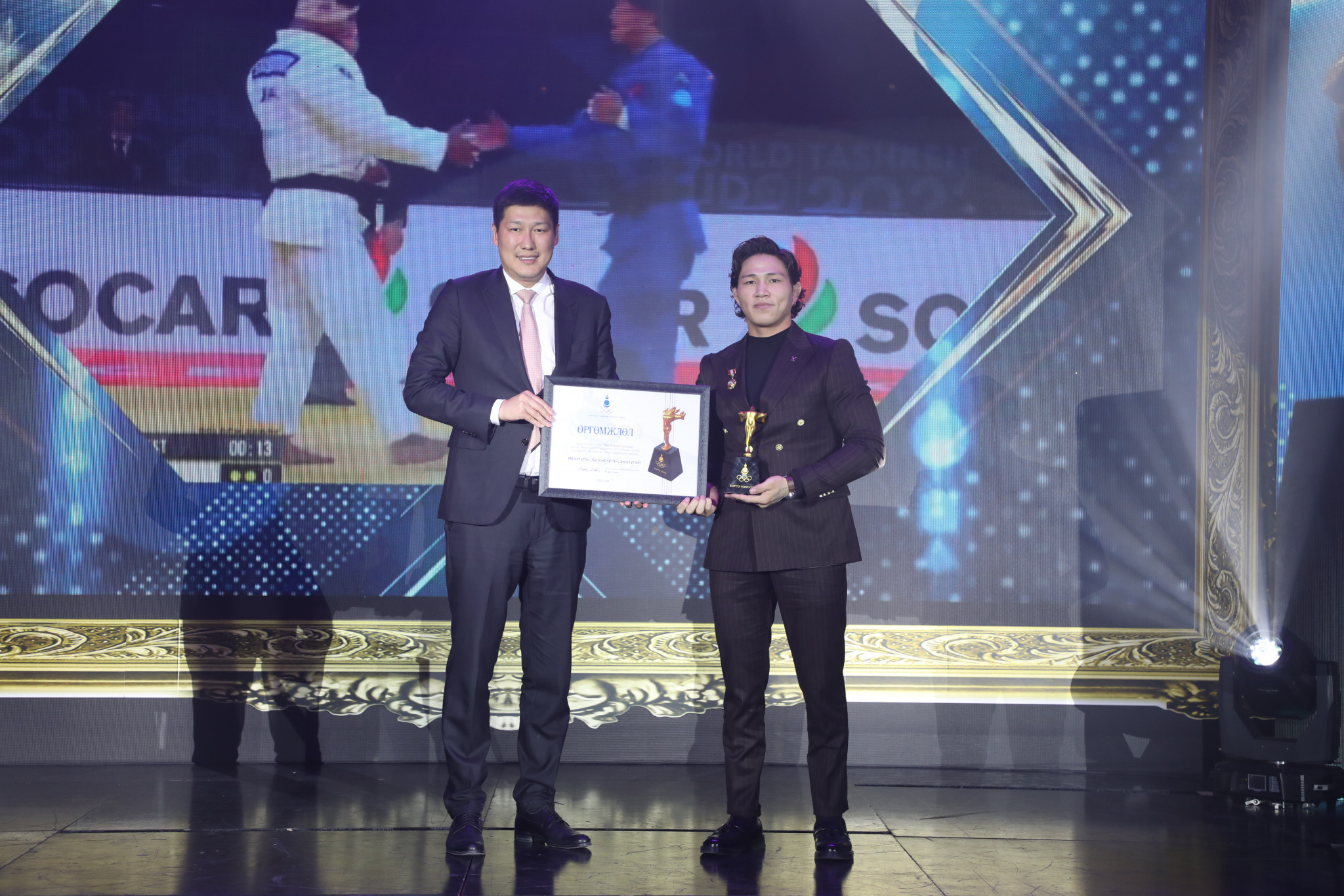 Best in sport recognised by Mongolia NOC at Burte Chono awards