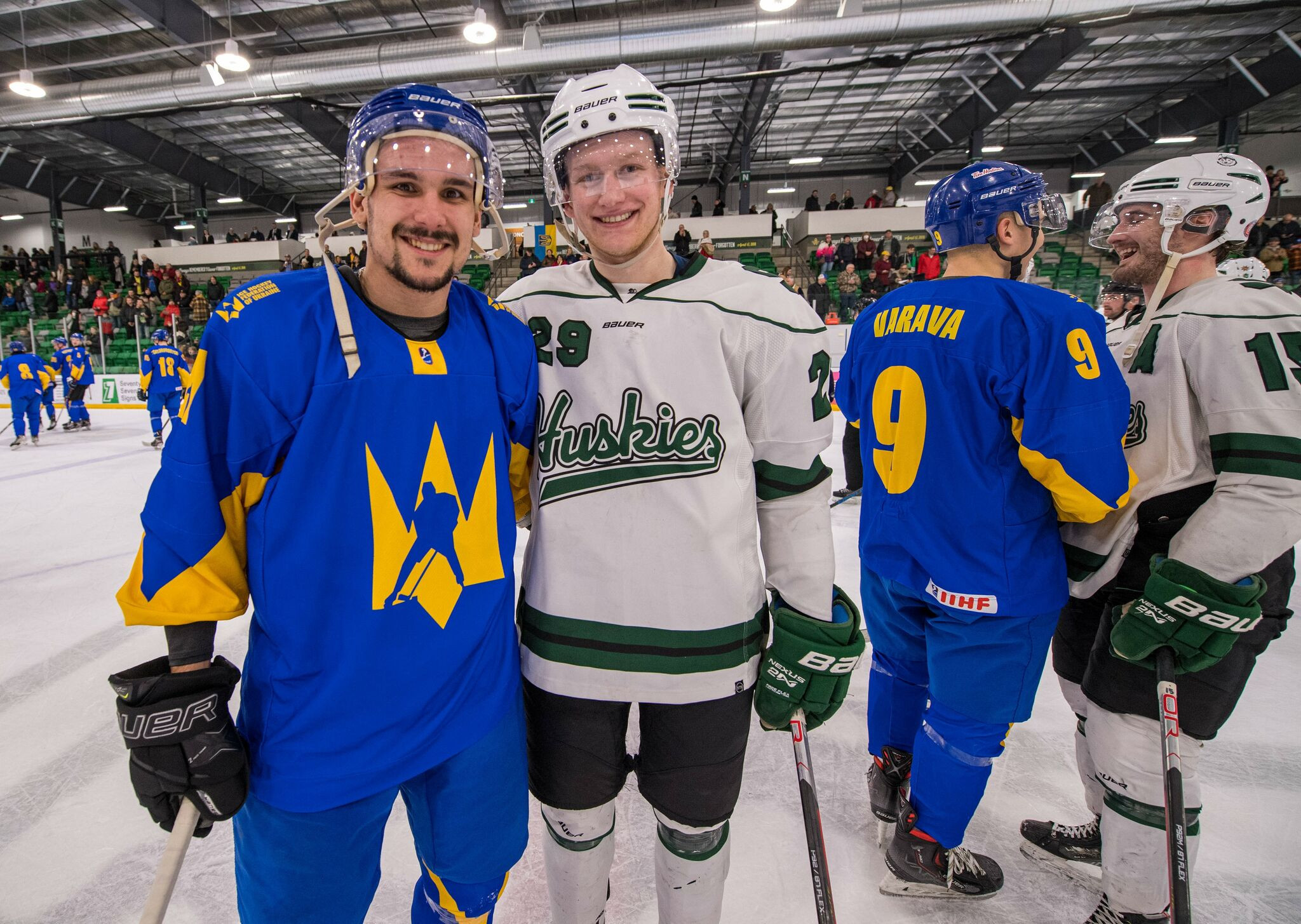 Ukraine's ice hockey team have played a number of exhibition matches in Canada as part of their build-up for Lake Placid 2023 ©University of Saskatchewan Huskie Athletics