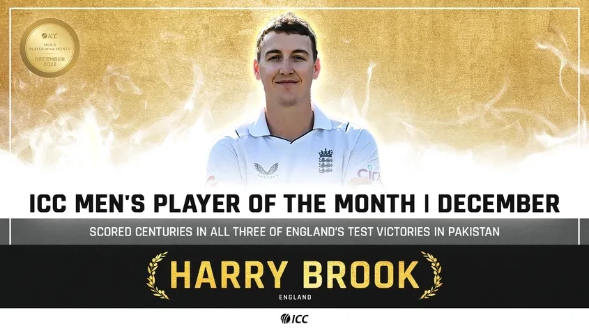 Harry Brook played a crucial role for England as they beat Pakistan 3-0 on their first visit to the country for 17 years ©ICC