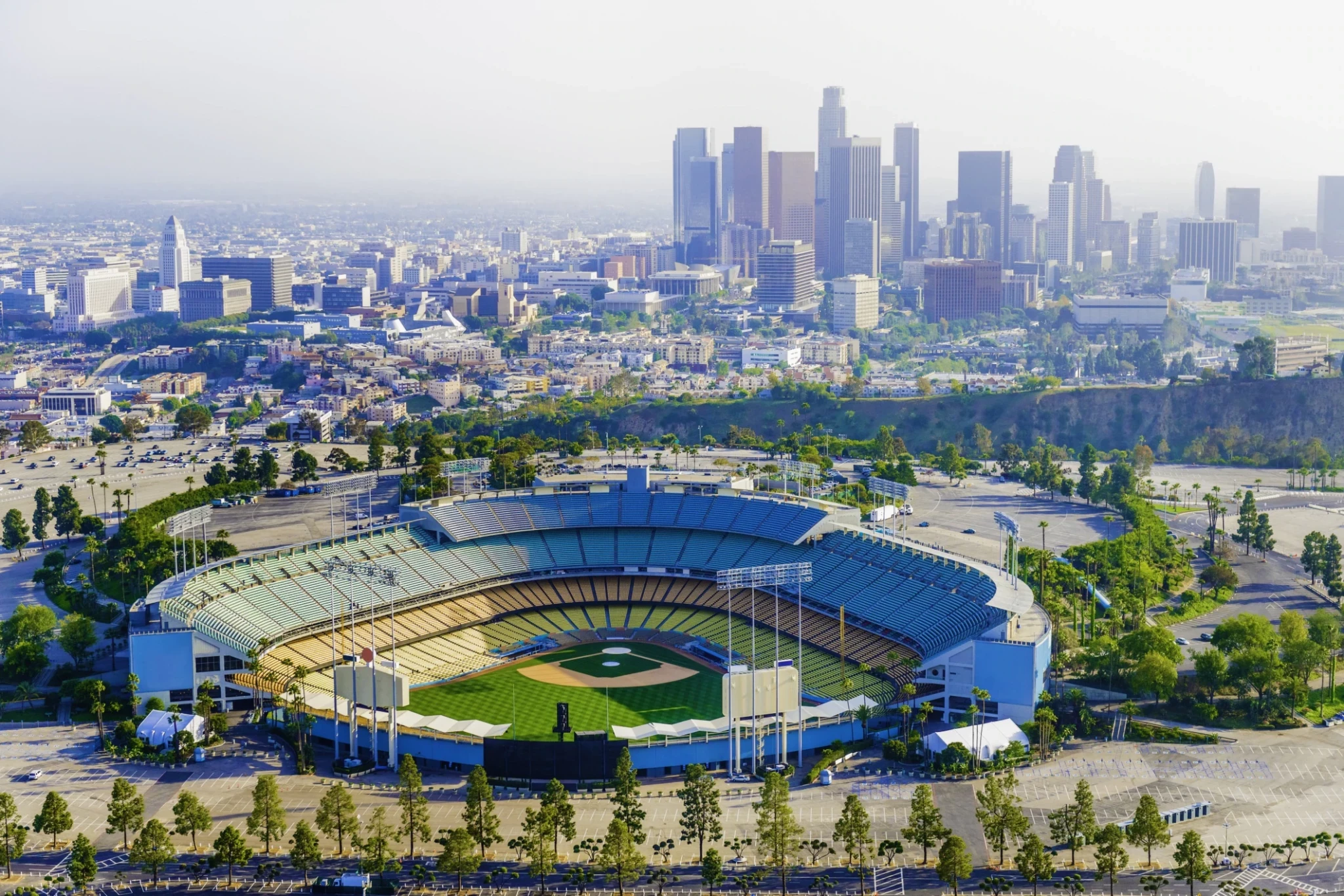 Dodger Stadium is expected to stage Olympic baseball if the sport is added to the Los Angeles 2028 programme ©Getty Images