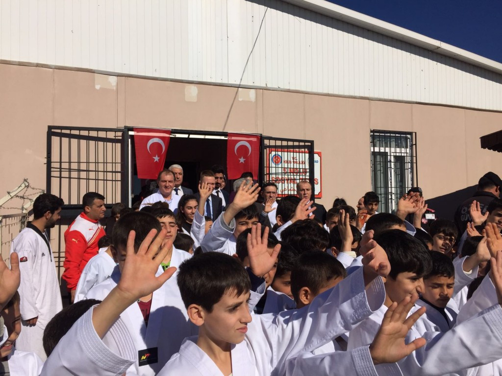 The Taekwondo Humanitarian Foundation was launched in the Turkish city of Kilis in January