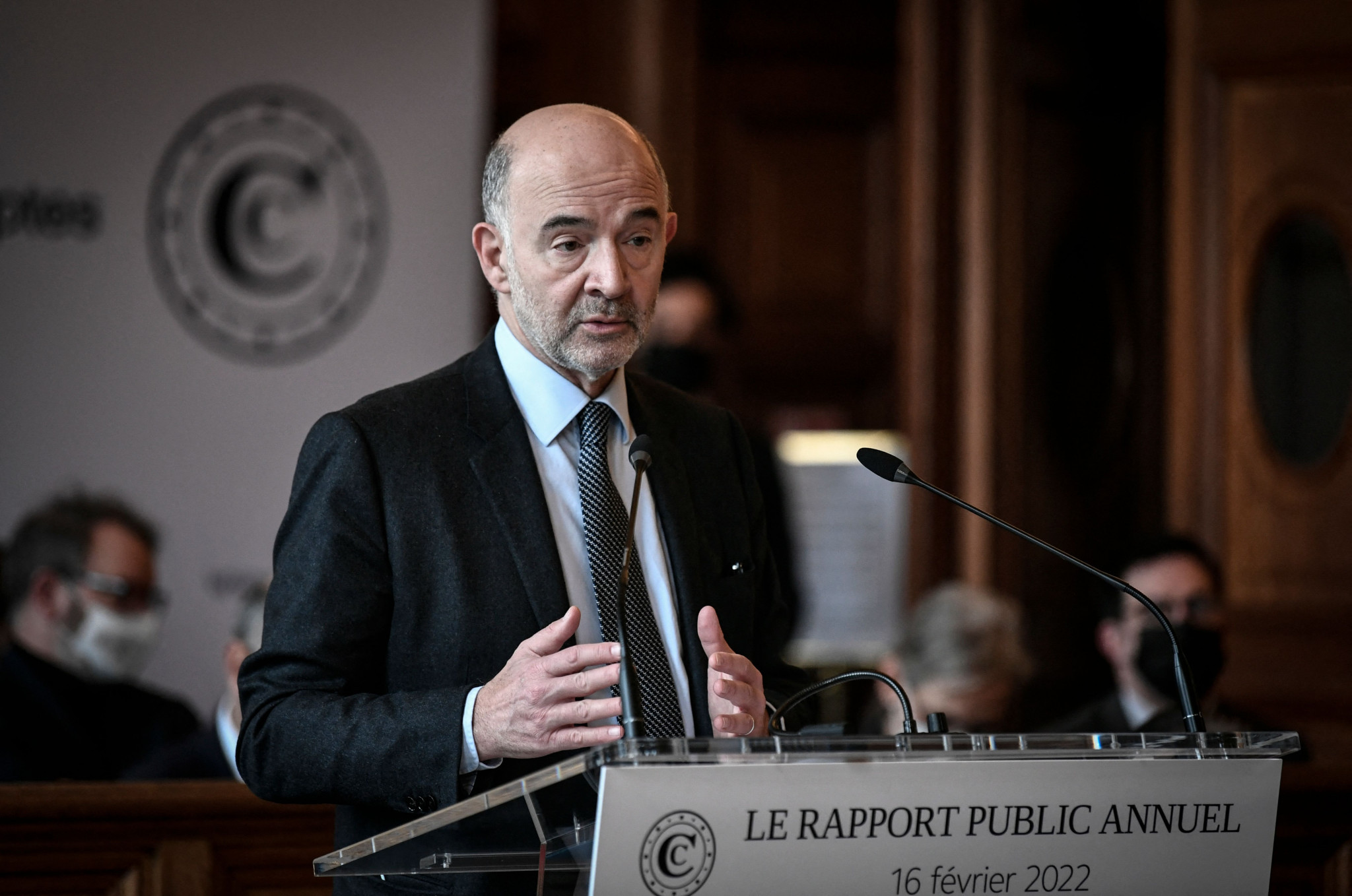 The President of the Court of Auditors, Pierre Moscovici, updated the French Parliament ©Getty Images