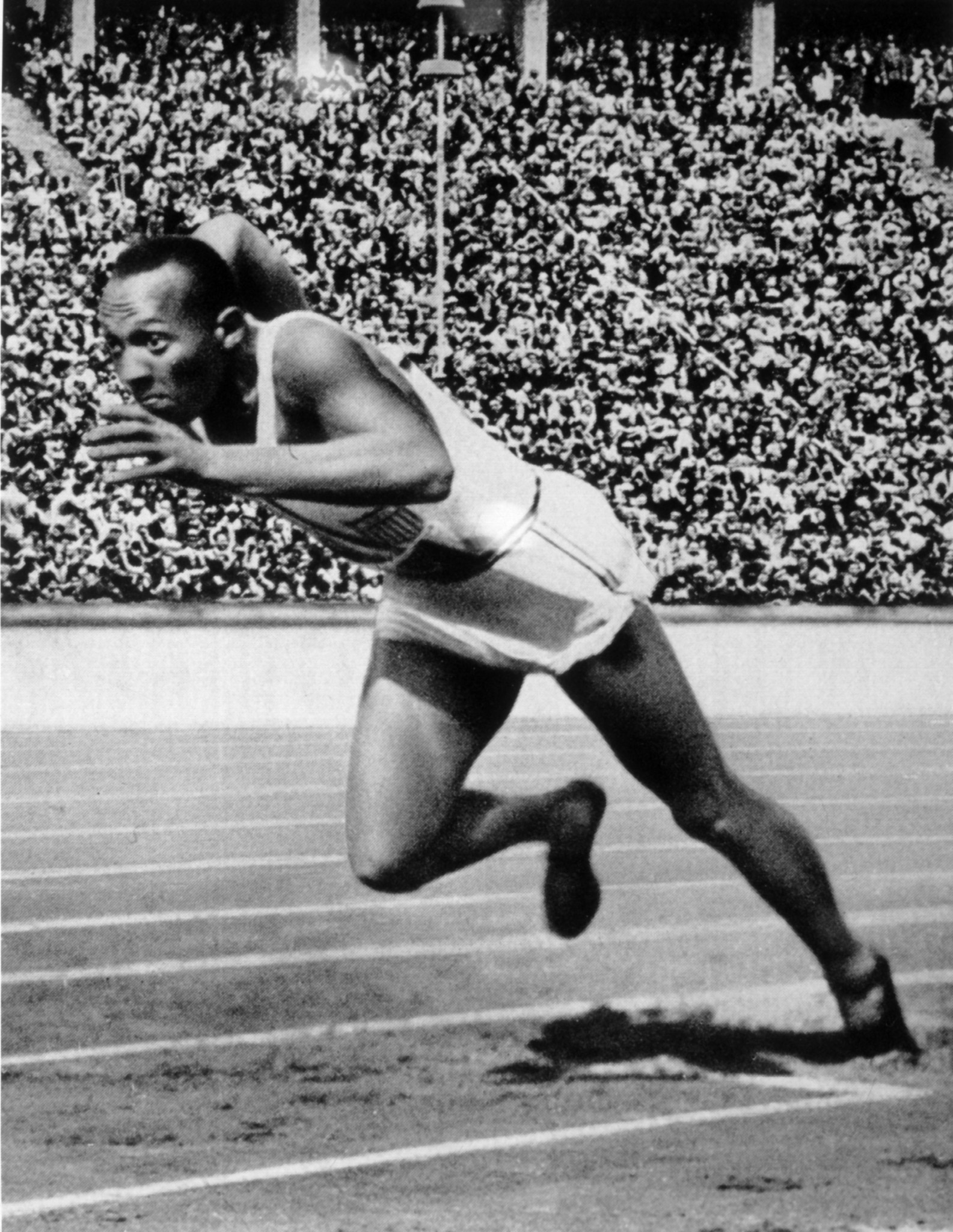 The often repeated notion that Adolf Hitler snubbed Jesse Owens, winner of four golds at the 1936 Berlin Olympics, by refusing to shake his hand, is a sporting myth ©Getty Images