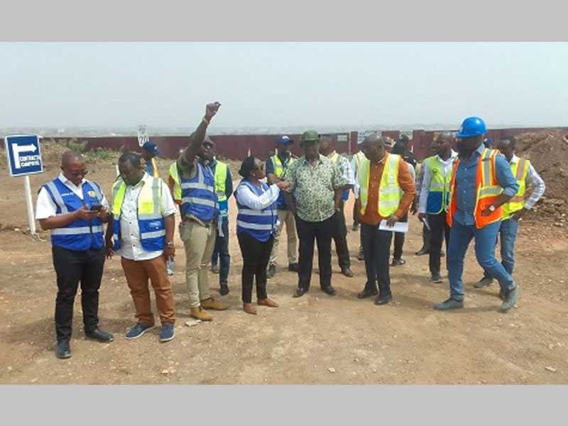Work on roads leading to the African Games Village at Borteyman in the Greater Accra Region is proceeding well ©Accra 2023