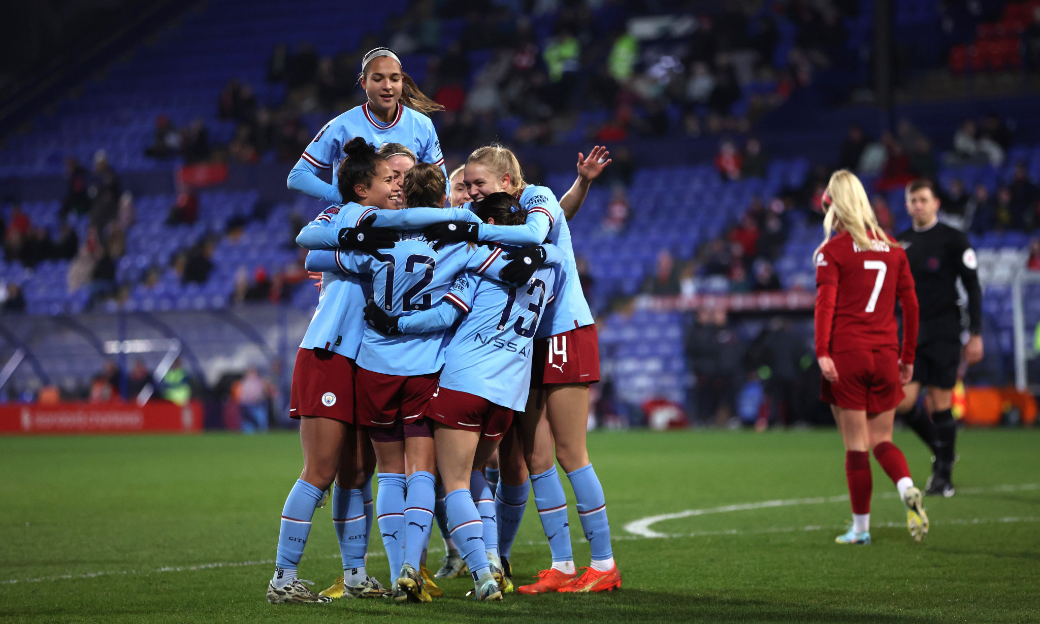 English clubs including Manchester City have moved away from using white shorts for their women's team ©Getty Images
