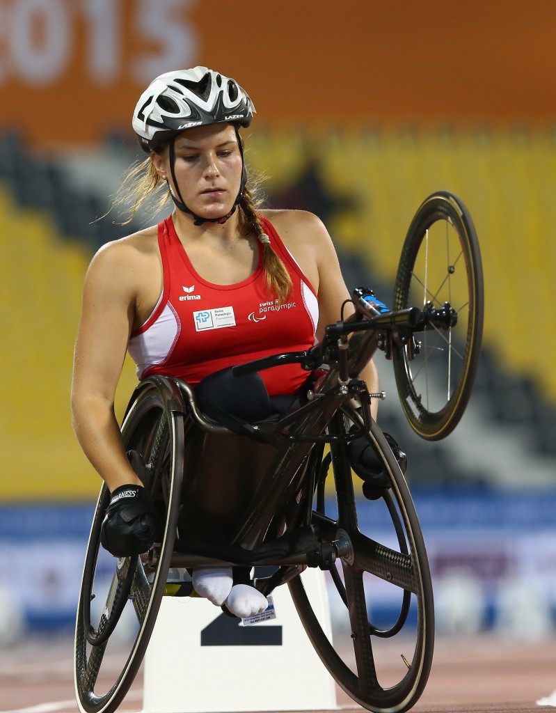Switzerland’s Catherine Debrunner won the women's 200m T53
