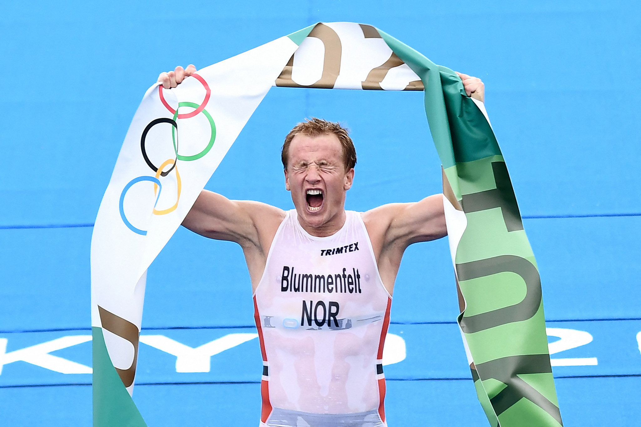 Kristian Blummenfelt's Olympic gold medal in the triathlon was a highlight for Norway at Tokyo 2020 ©Getty Images