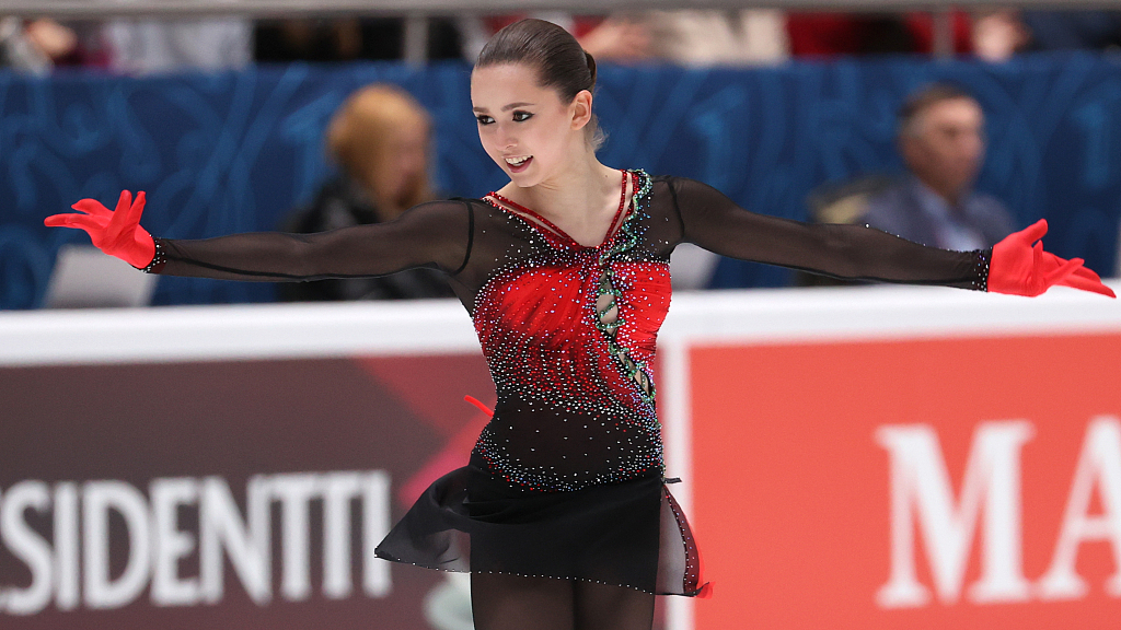 Kamila Valieva tested positive on December 25 in 2021, the day she won the Russian Championships in Saint-Petersburg, but under the RUSADA ruling will be disqualified for her performance that day ©Getty Images