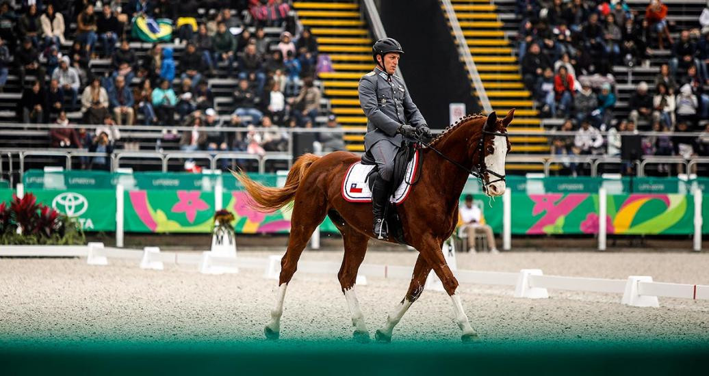 The dressage competition at the Pan American Games is an important intercontinental qualifying event for the Olympic Games ©Lima 2019