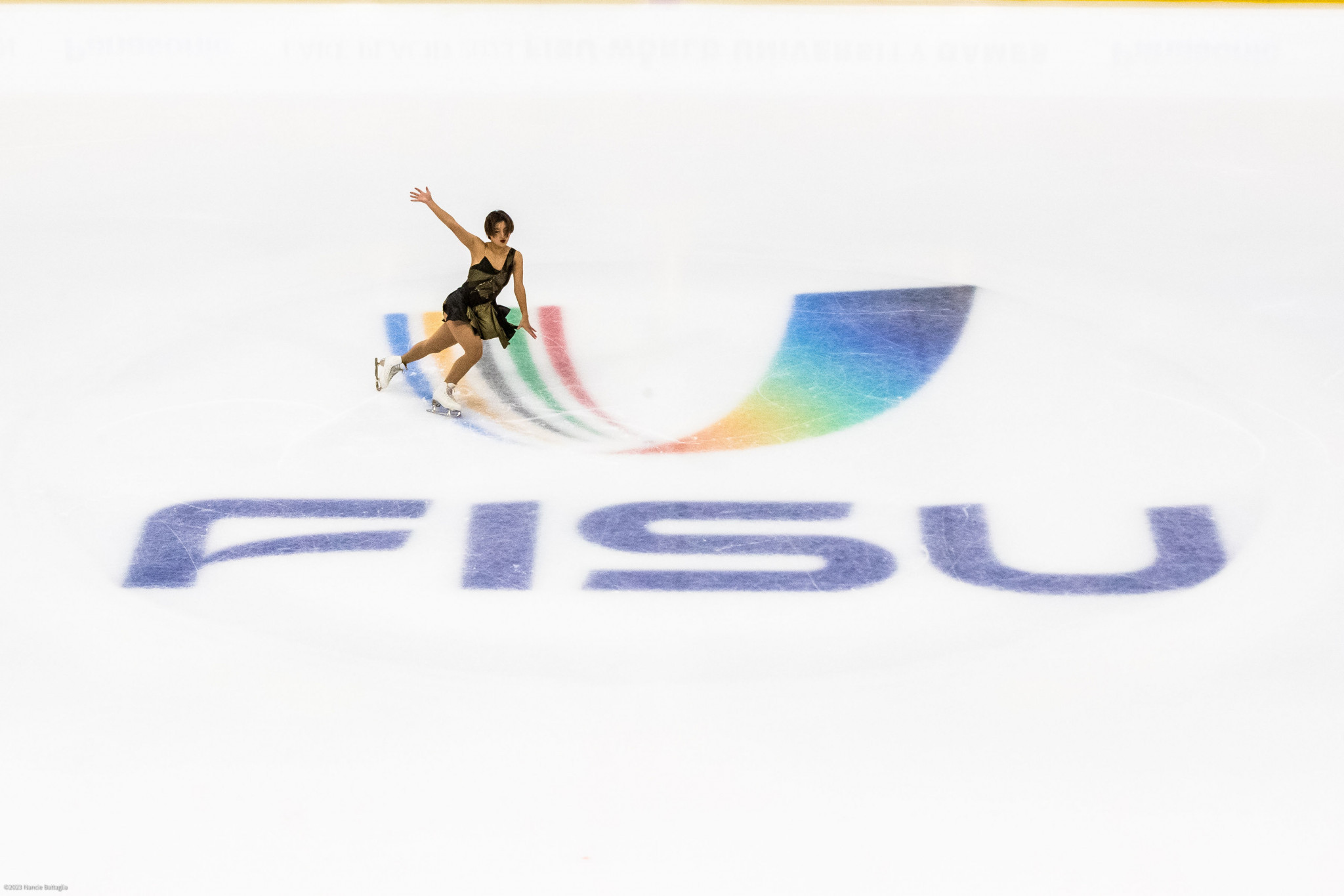 World champion Kaori Sakamoto set the highest women's short programme score before tomorrow's free skate ©FISU