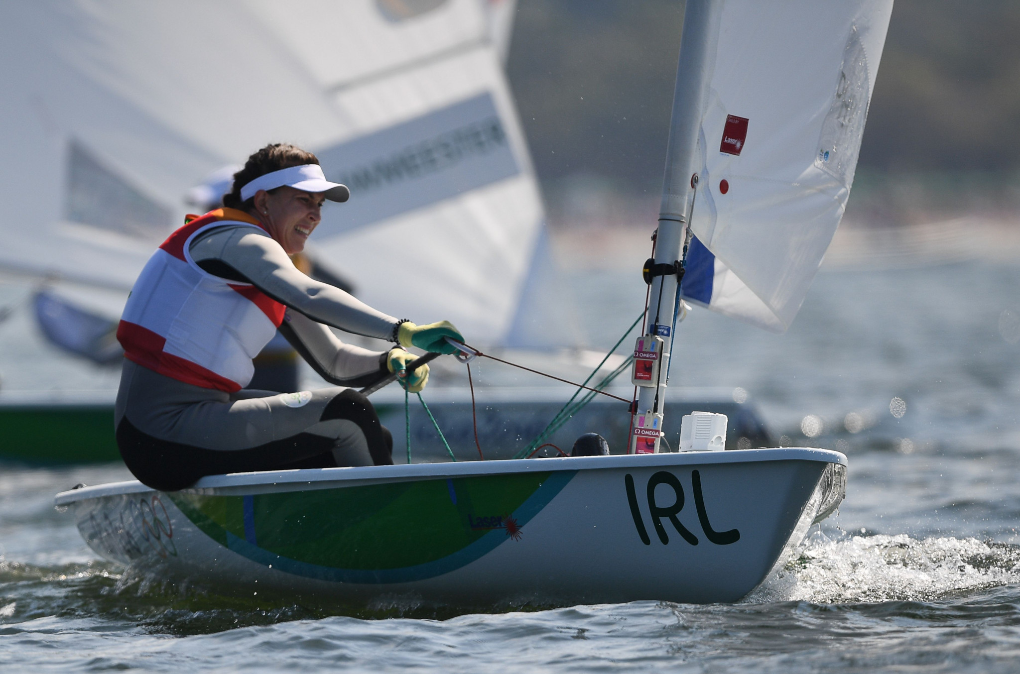 The highlight of Harry Hermon's 16-year term as chief executive of Irish Sailing was Annalise Murphy's Olympic silver medal at Rio 2016 ©Getty Images