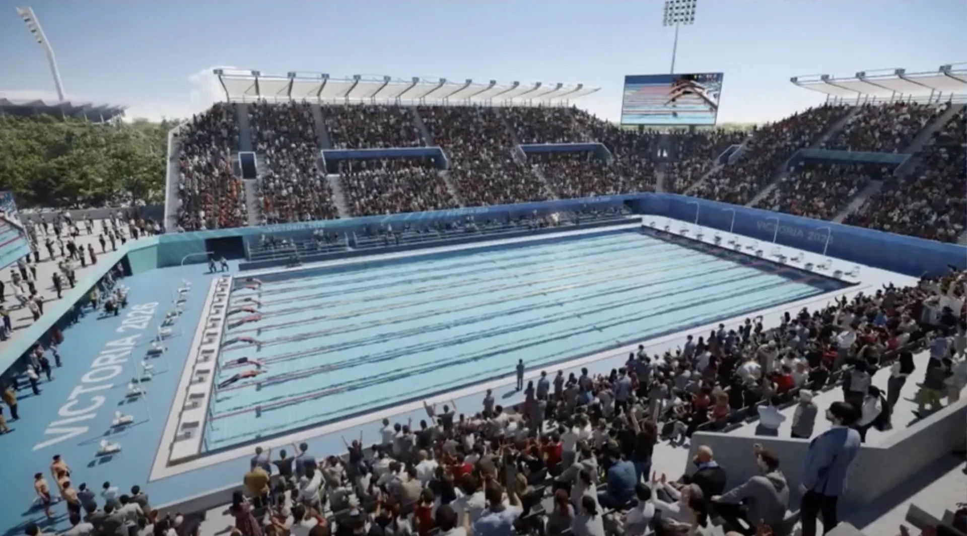 Geelong will host the swimming during the 2026 Commonwealth Games in Victoria ©Victoria 2026