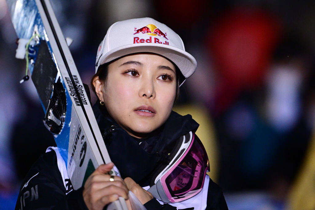 Home athlete Sara Takanashi, the Pyeongchang 2018 bronze medallist, was disqualified in the final because her jumping suit was too big ©Getty Images