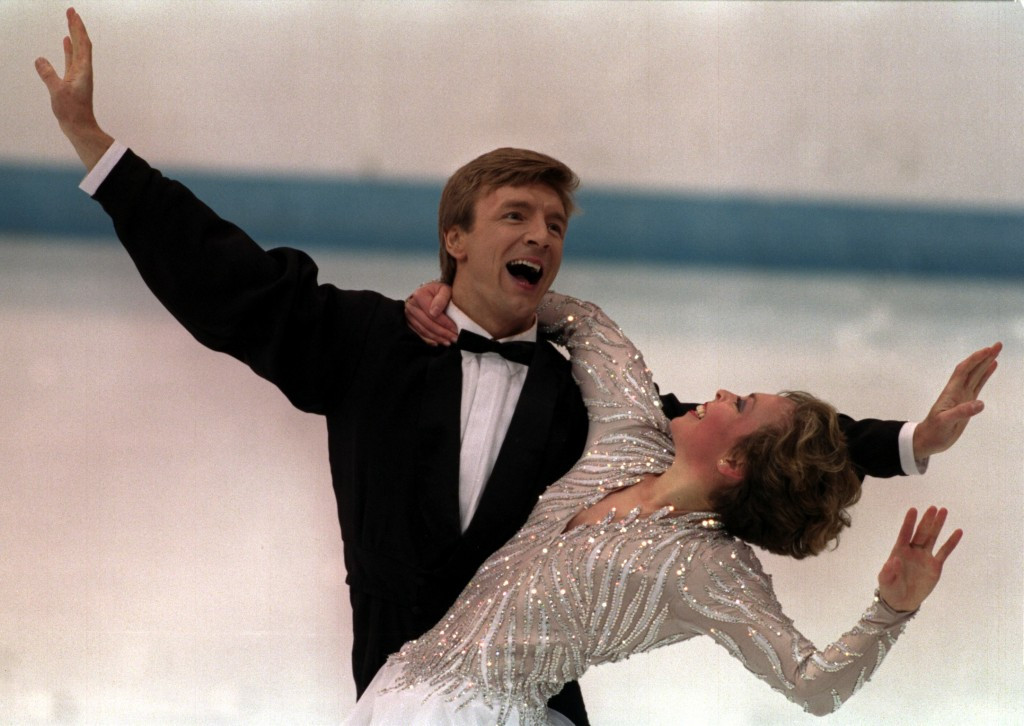 Jane Torvill and Christopher Dean finished second in the poll