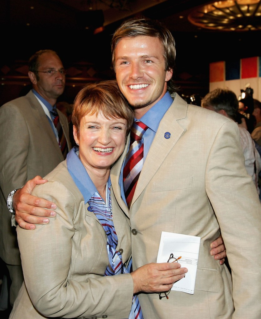 Former England football captain David Beckham played a leading role in London's successful bid to host the 2012 Olympics and Paralympics, alongside Britain's Culture Minister Tessa Jowell ©Getty Images 