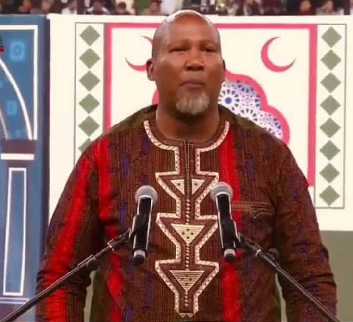 Nelson Mandela's grandson Mandla has sparked a diplomatic row after a controversial speech at the Opening Ceremony of the African Nations Championship in Algeria ©YouTube