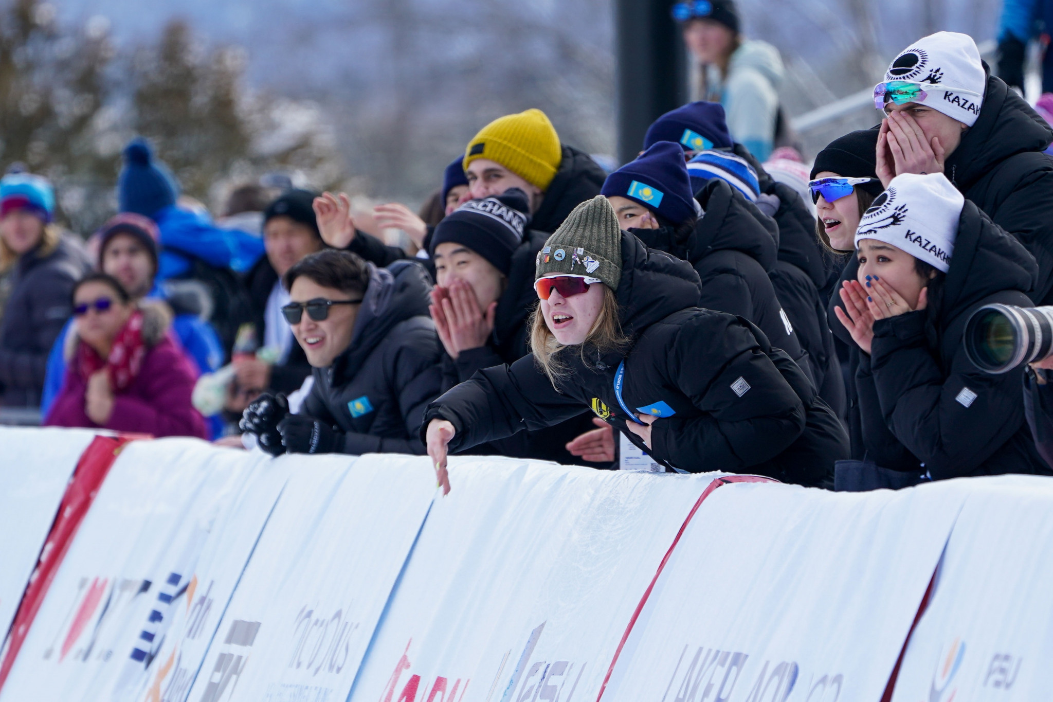 Fans flocked to the Olympic Speed Skating Oval on Martin Luther King Jr Day ©FISU