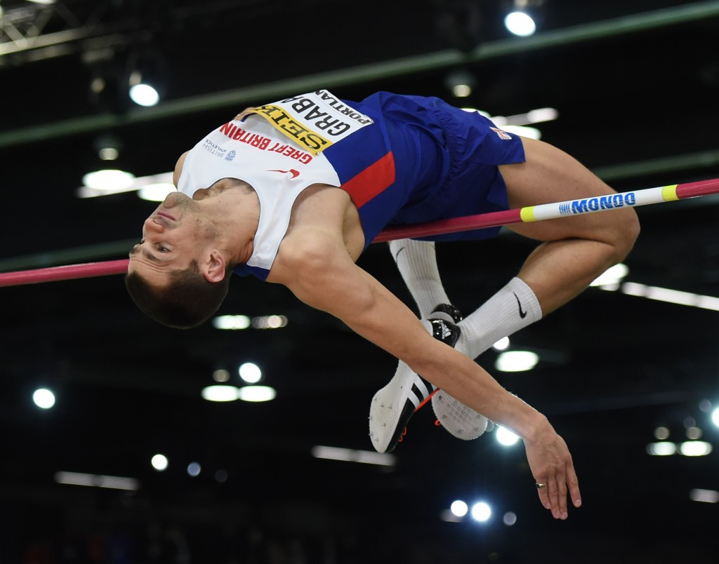 Robbie Grabarz claimed a welcome silver medal at the World Indoor Championships ©Getty Images