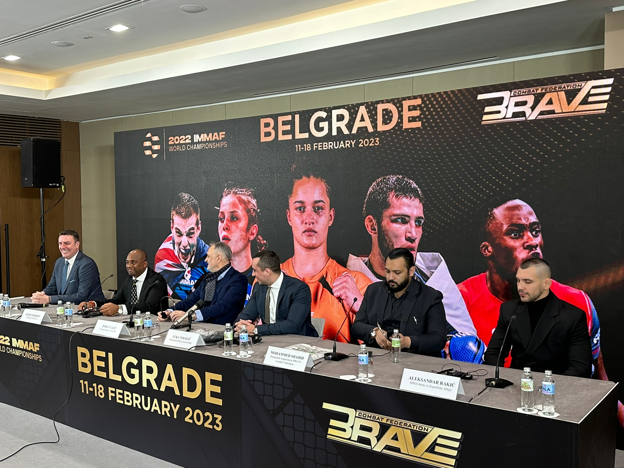 IMMAF launched its World Championships Week at a media conference in Belgrade ©IMMAF