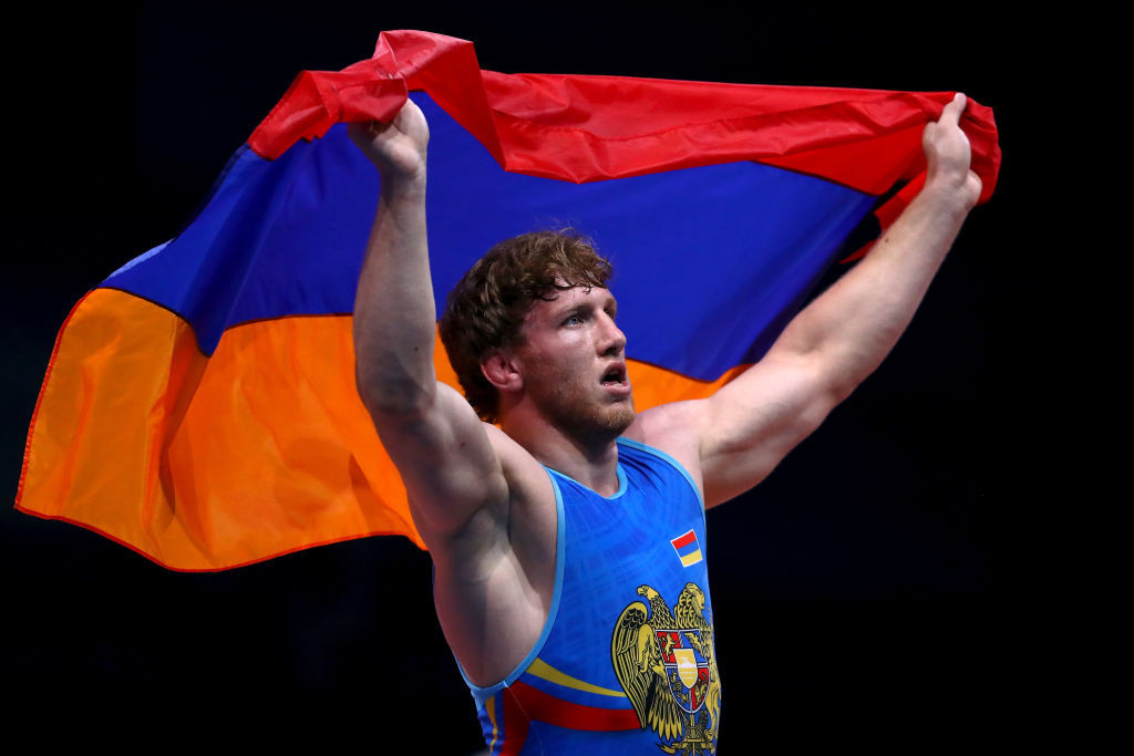 Wrestler Artur Aleksanyan has won Olympic, world, European and European Games gold medals in wrestling for Armenia ©Getty Images