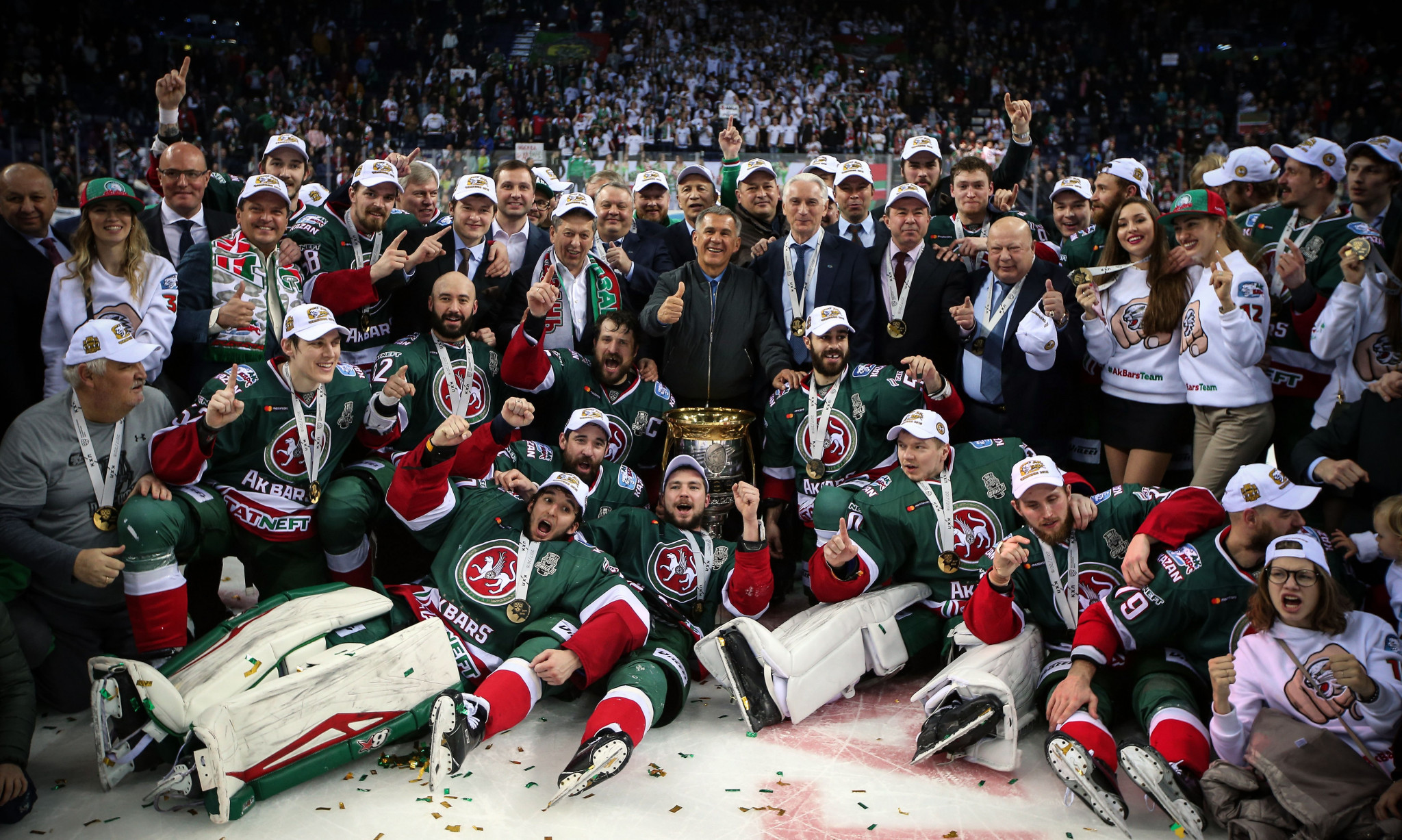 Nail Maganov is the President of Kontinental Hockey League club Ak Bars ©Getty Images